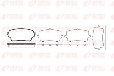 Комплект тормозных колодок, дисковый тормоз KAWE купить
