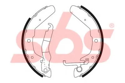 Комплект тормозных колодок sbs купить