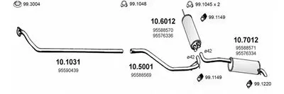 Система выпуска ОГ ASSO купить