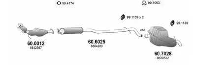 Система выпуска ОГ ASSO купить