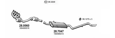 Система выпуска ОГ ASSO купить