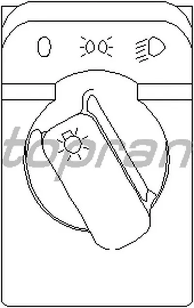 Выключатель, головной свет TOPRAN купить