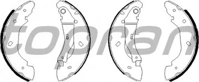 Комплект тормозных колодок TOPRAN купить