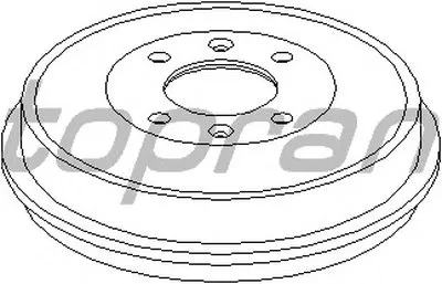 Тормозной барабан TOPRAN купить