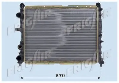 Радиатор, охлаждение двигателя FRIGAIR купить