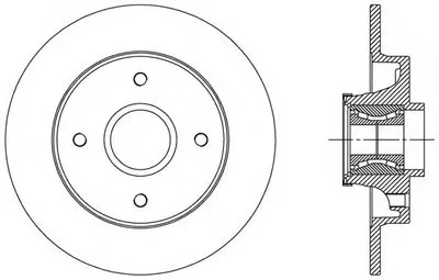 Тормозной диск ADAPTIVE OPEN PARTS купить