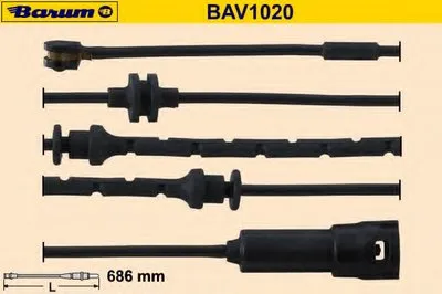 Сигнализатор, износ тормозных колодок BARUM купить