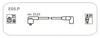 Комплект проводов зажигания JANMOR купить