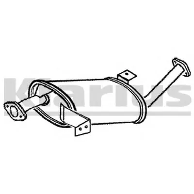 Средний глушитель выхлопных газов KLARIUS купить