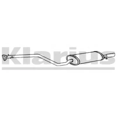 Глушитель выхлопных газов конечный KLARIUS купить