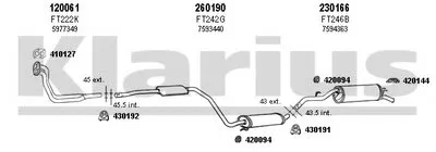 Система выпуска ОГ KLARIUS купить