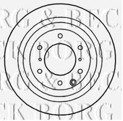 Тормозной диск BORG & BECK купить