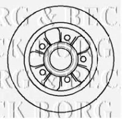 Тормозной диск BORG & BECK купить
