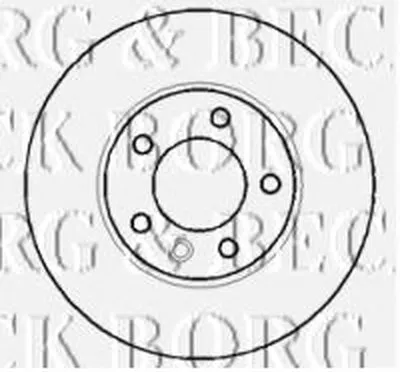 Тормозной диск BORG & BECK купить