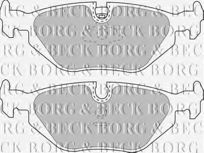 Комплект тормозных колодок, дисковый тормоз BORG & BECK купить