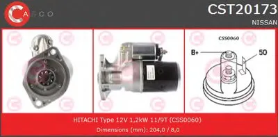 Стартер BRAND NEW SERIES CASCO купить