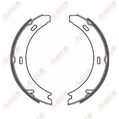 Комплект тормозных колодок, стояночная тормозная система ABE купить