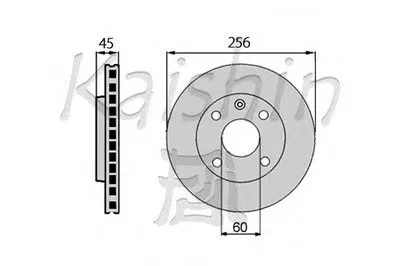Тормозной диск KAISHIN купить
