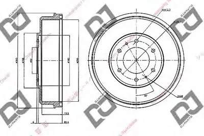 Тормозной барабан DJ PARTS купить
