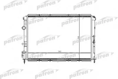 Радиатор, охлаждение двигателя PATRON купить