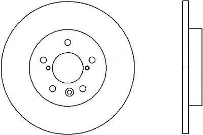 Тормозной диск PRO HELLA PAGID купить