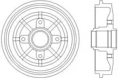 Тормозной барабан HELLA PAGID купить