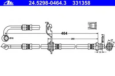 Тормозной шланг ATE купить
