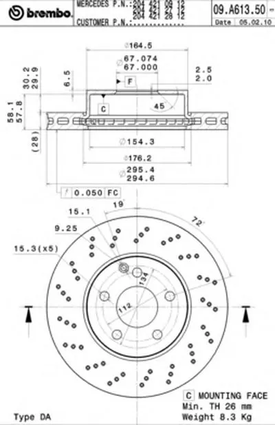 Тормозной диск COATED DISC LINE AP купить