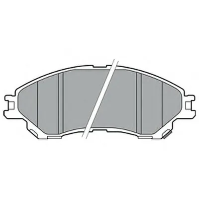 Комплект тормозных колодок, дисковый тормоз DELPHI купить