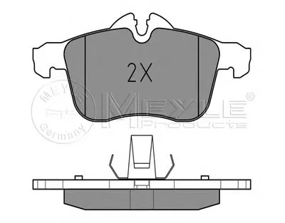 Комплект тормозных колодок, дисковый тормоз PLATINUM PAD MEYLE купить