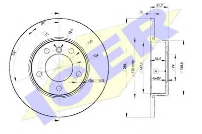 Тормозной диск ICER купить