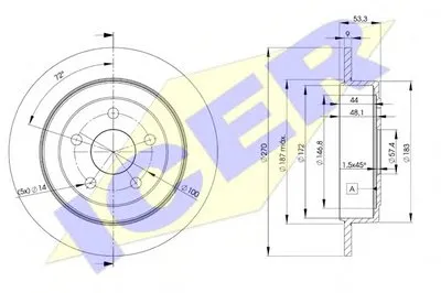 Тормозной диск ICER купить