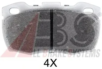 Комплект тормозных колодок, дисковый тормоз SPORTLINE A.B.S. купить