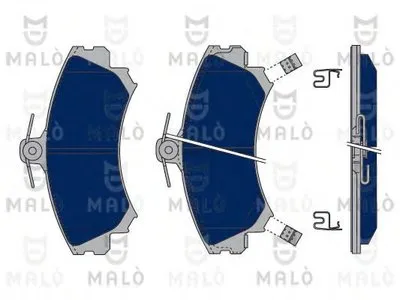 Комплект тормозных колодок, дисковый тормоз MALÒ купить