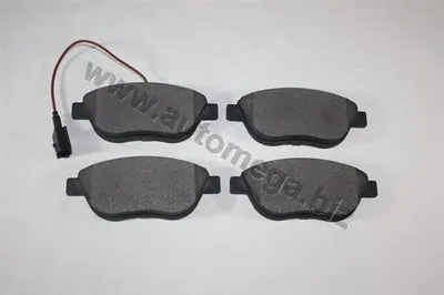 Комплект тормозных колодок, дисковый тормоз AutoMega Premium AUTOMEGA купить