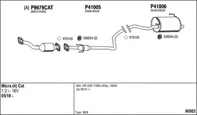 Система выпуска ОГ FENNO купить