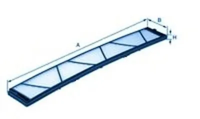 Фильтр, воздух во внутренном пространстве UNICO FILTER купить