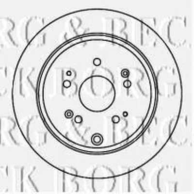 Тормозной диск BORG & BECK купить