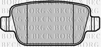 Комплект тормозных колодок, дисковый тормоз BORG & BECK купить