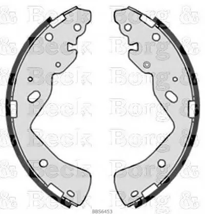 Комплект тормозных колодок BORG & BECK купить