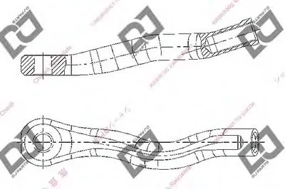 Наконечник поперечной рулевой тяги DJ PARTS купить