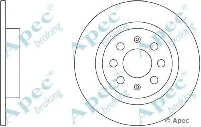 Тормозной диск APEC braking купить