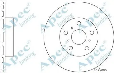 Тормозной диск APEC braking купить