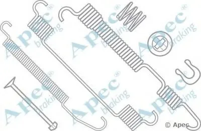 Комплектующие, тормозная колодка APEC braking купить