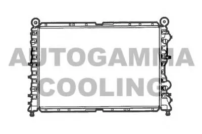 Радиатор, охлаждение двигателя AUTOGAMMA купить