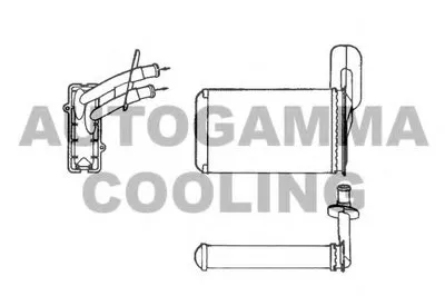Теплообменник, отопление салона AUTOGAMMA купить