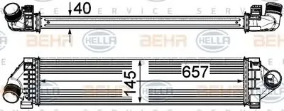 Интеркулер BEHR HELLA SERVICE купить