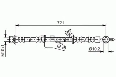 Тормозной шланг BOSCH купить