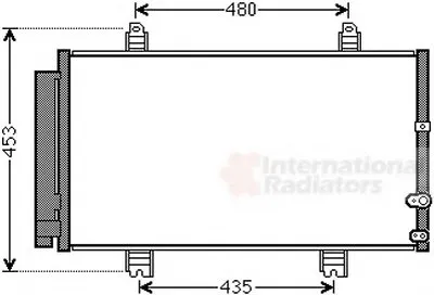 Конденсатор, кондиционер VAN WEZEL купить