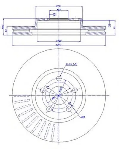 Тормозной диск CAR купить